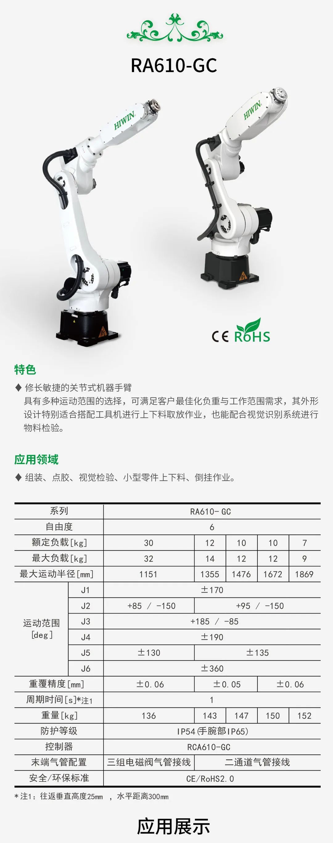 上銀關(guān)節(jié)式機器人